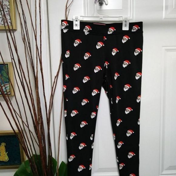 Santa Clause tipsy Elf Leggings S - Picture 6 of 8